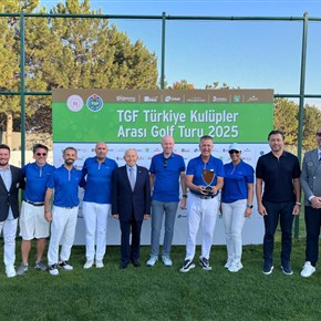 2025 TGF Türkiye Kulüpler Arası Golf Turu B Kategorisi Şampiyonu Kemer Golf Kulübü Oldu