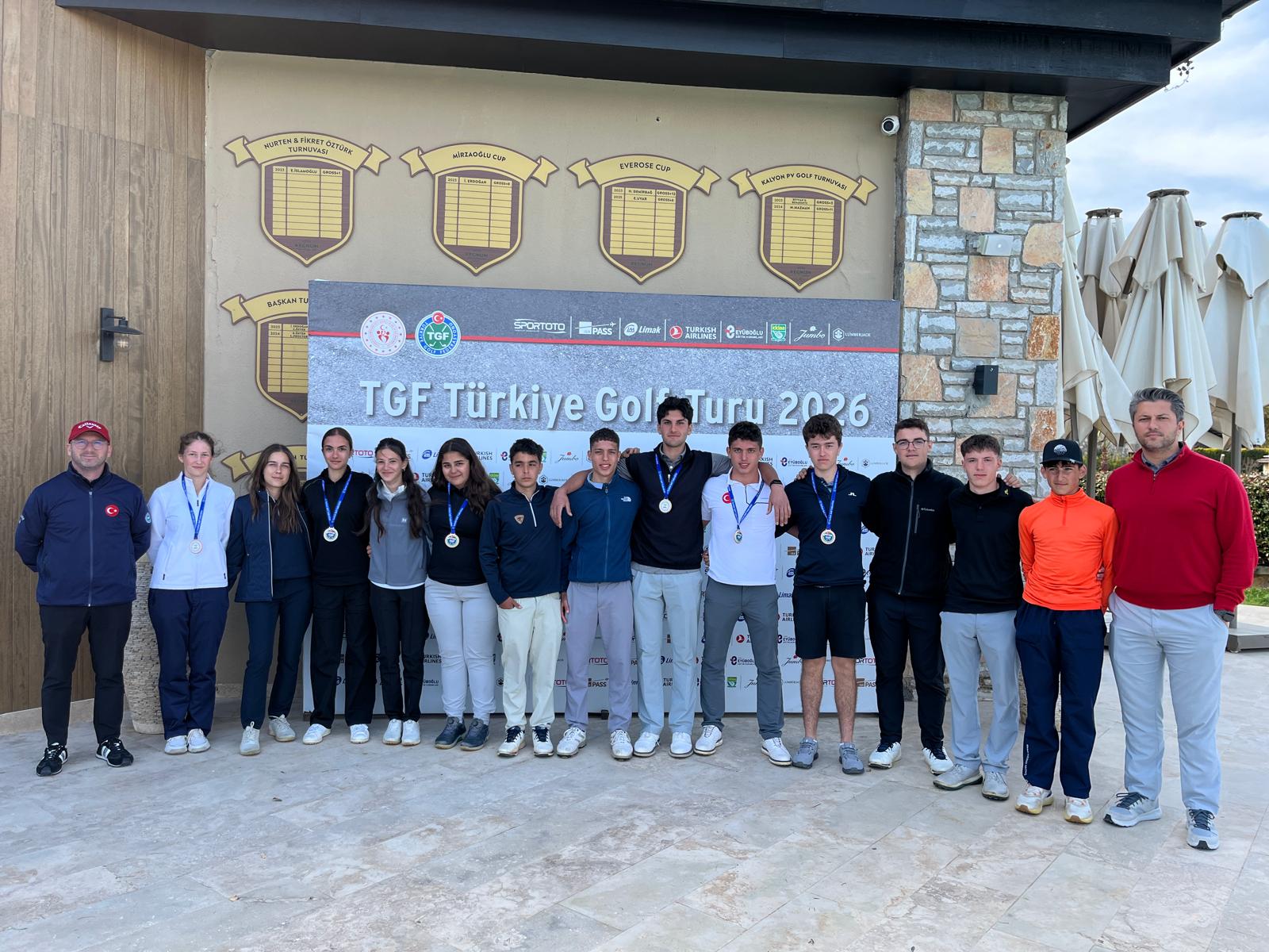  2026 TGF Türkiye Golf Turu Gelişim Ligi 1. Ayak Müsabakaları Tamamlandı