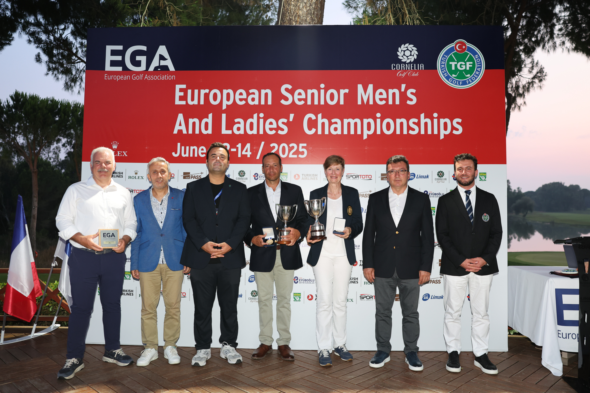 European Senior Men’s and Ladies Championship turnuvası Antalya’da sona erdi
