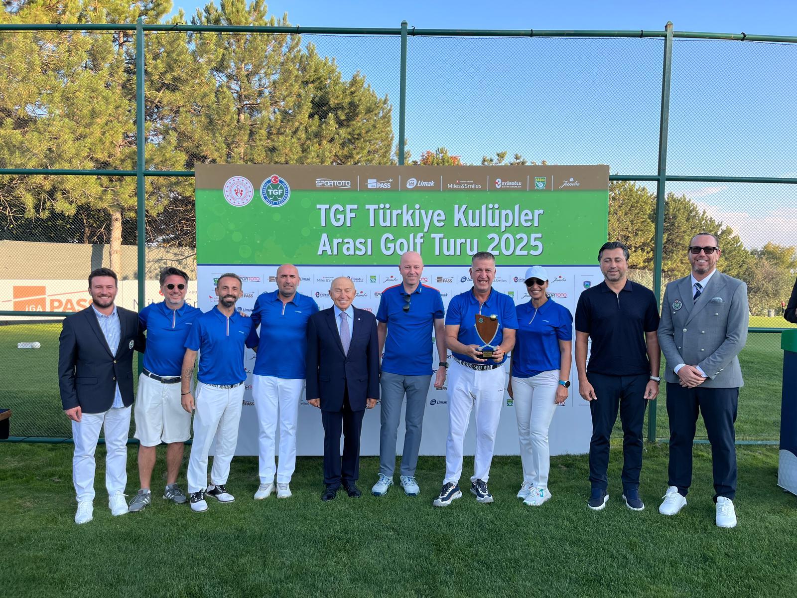 2025 TGF Türkiye Kulüpler Arası Golf Turu B Kategorisi Şampiyonu Kemer Golf Kulübü Oldu
